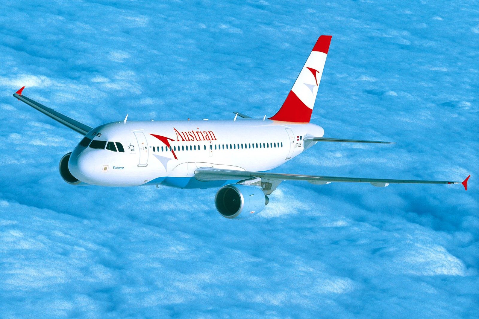 Airbus A319 in vlucht