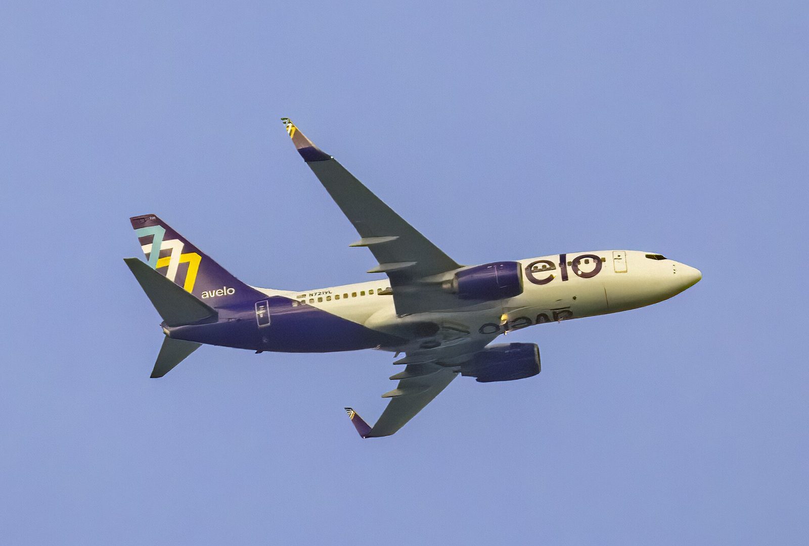 Boeing 737-700 in vlucht