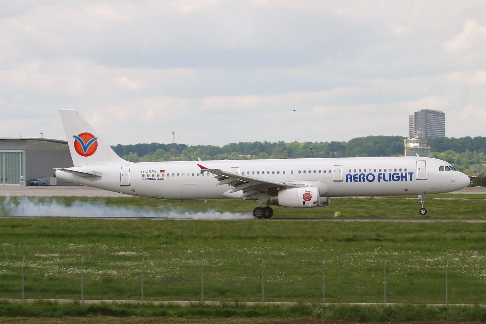 Airbus A321 in vlucht