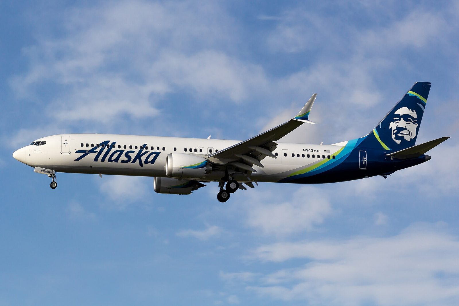 Boeing 737 MAX in vlucht