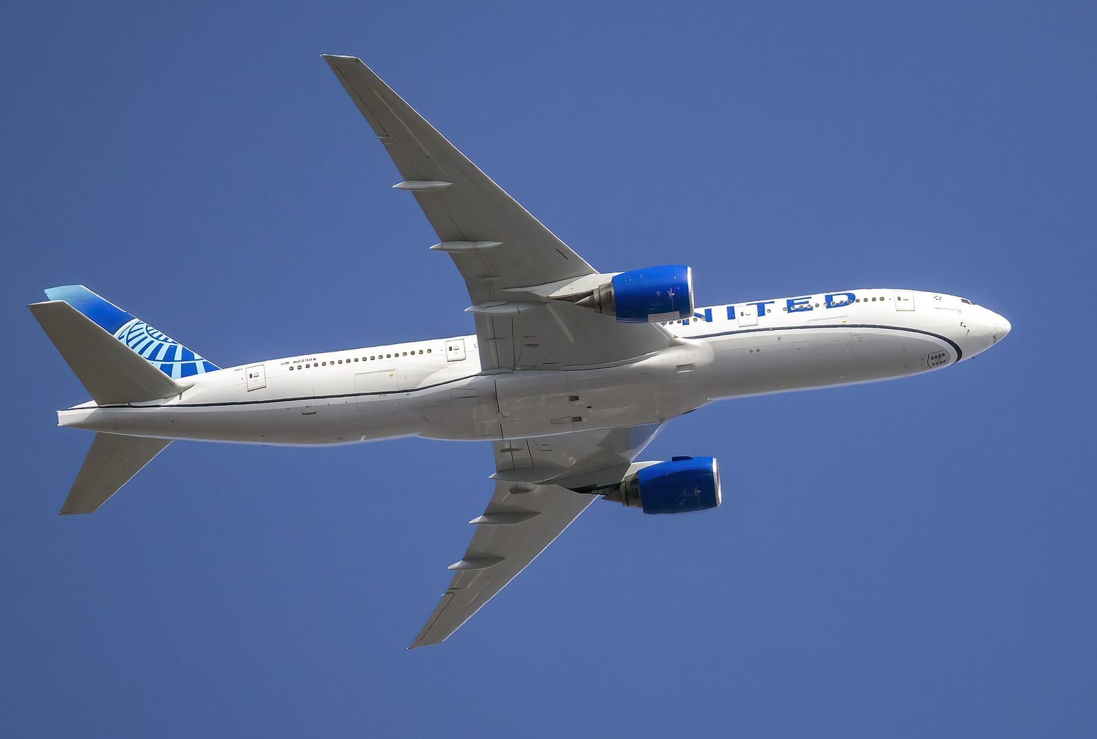 Boeing 777 in vlucht