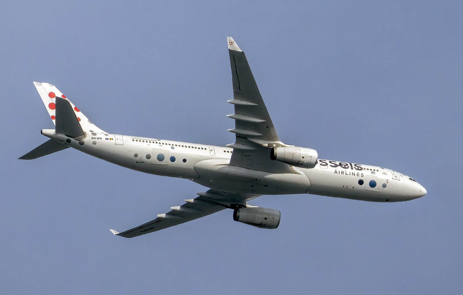Airbus A330-300 in vlucht