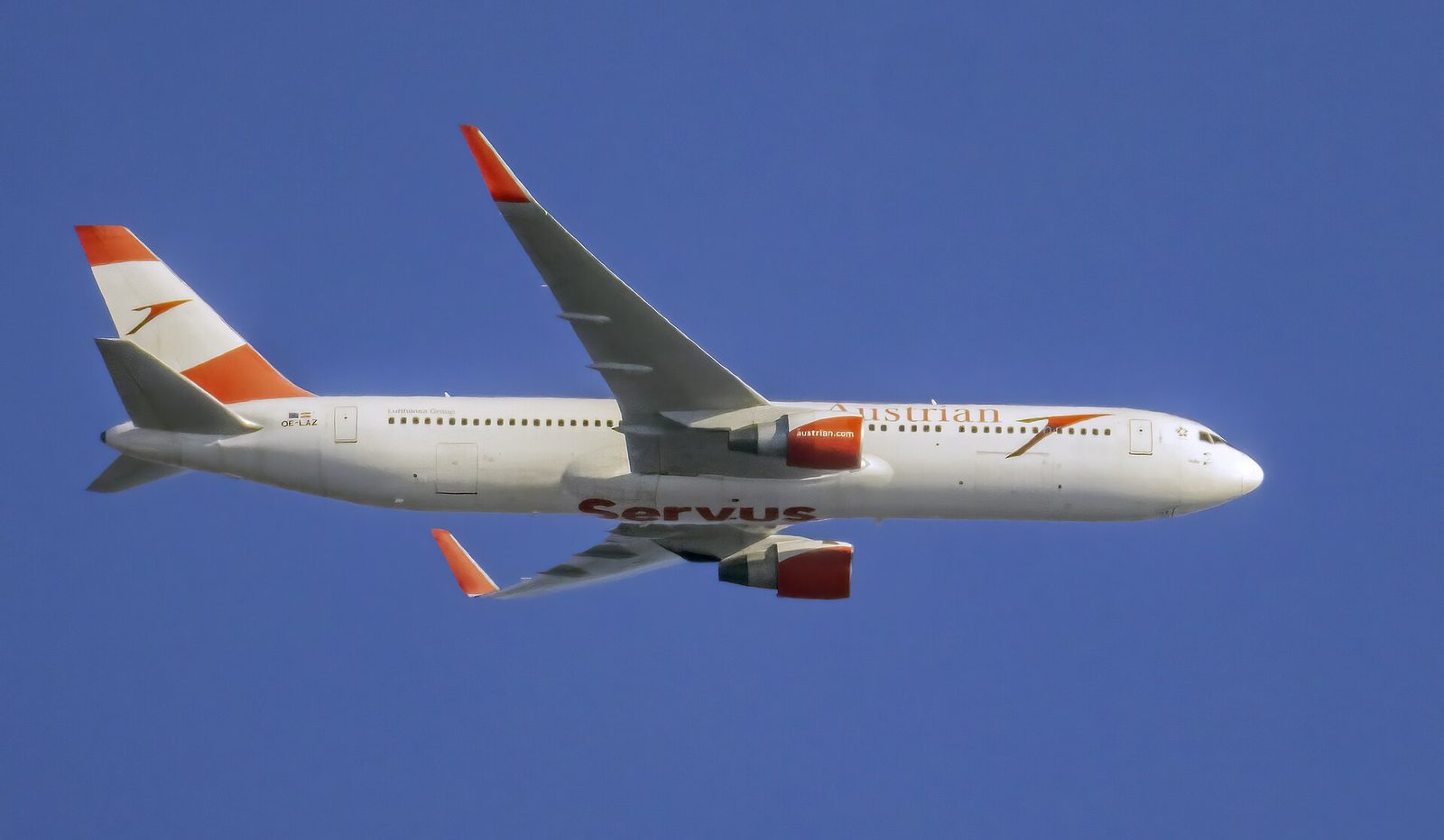 Boeing 767 in vlucht