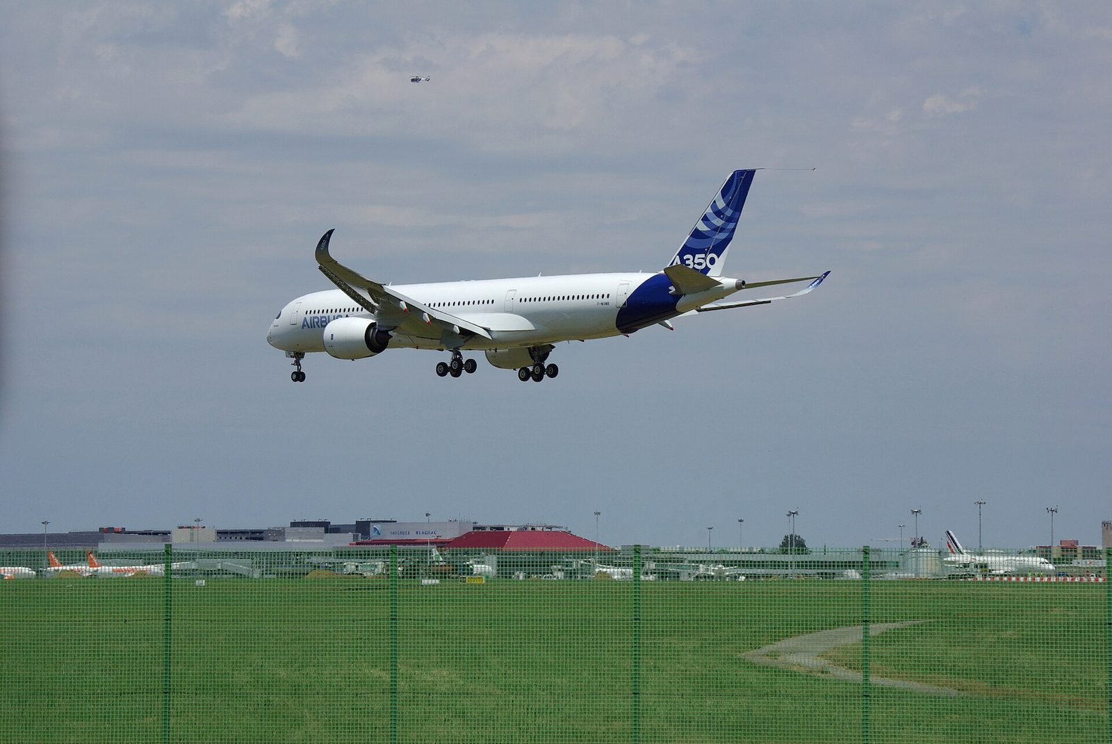 Airbus A350 in vlucht