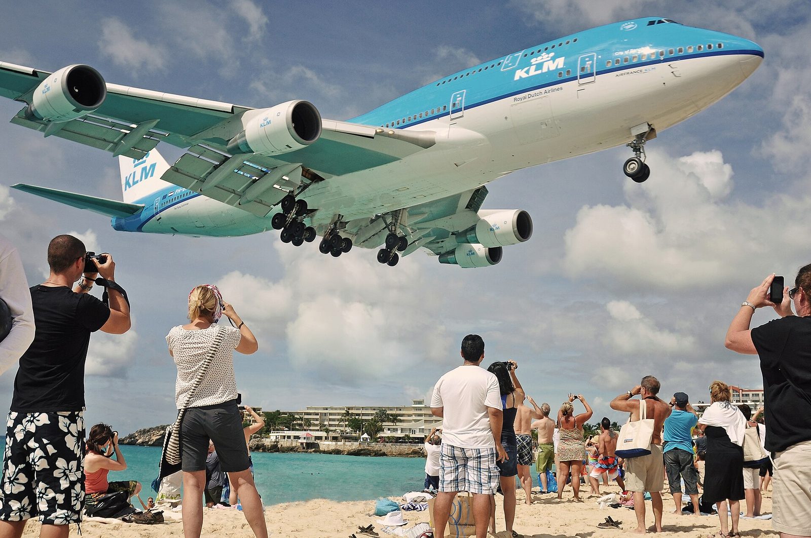 Boeing 747-400 in vlucht