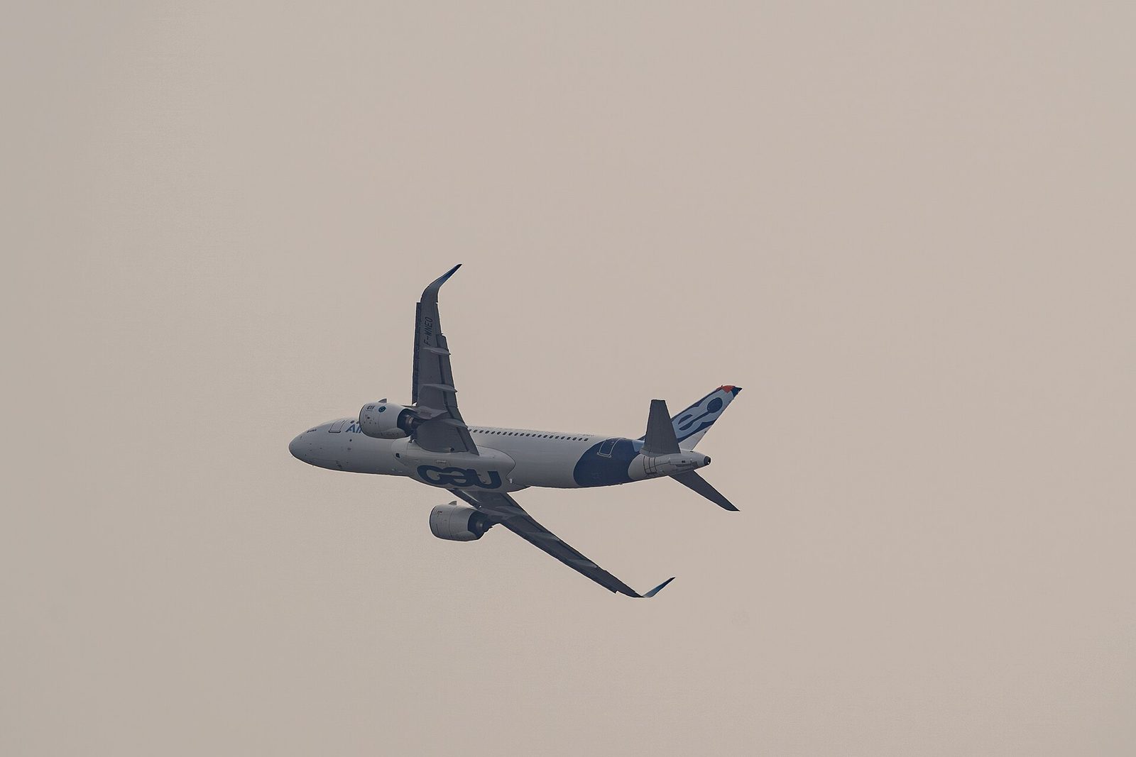 Airbus A320neo in vlucht