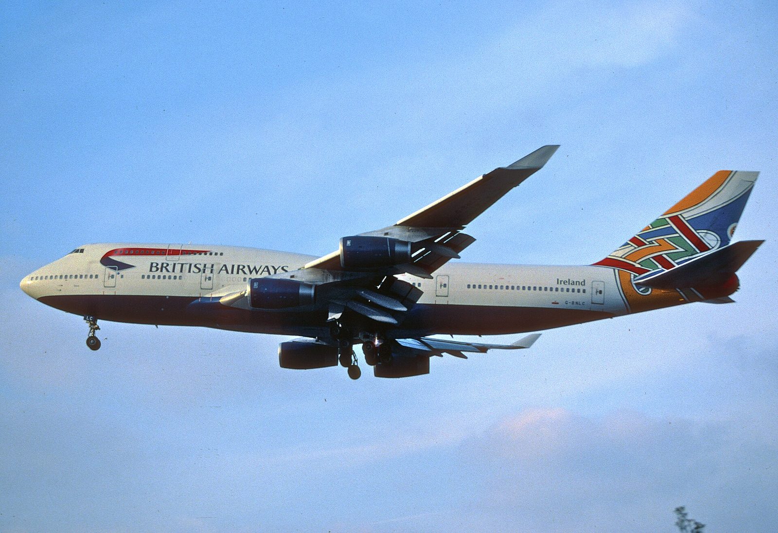Boeing 747 in vlucht